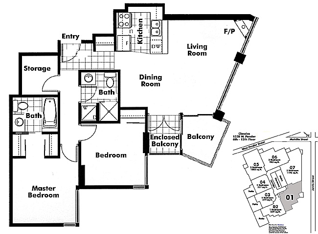 Floor plan 801