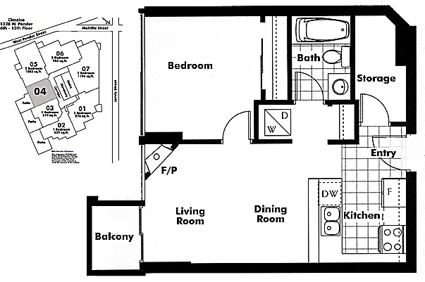 Floor plan 704
