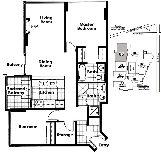 Floor plan 1505