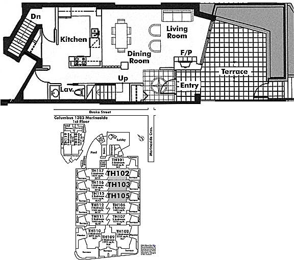 Floor plan TH104