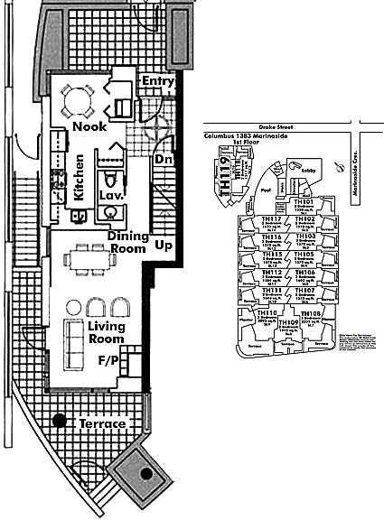 Floor plan TH119