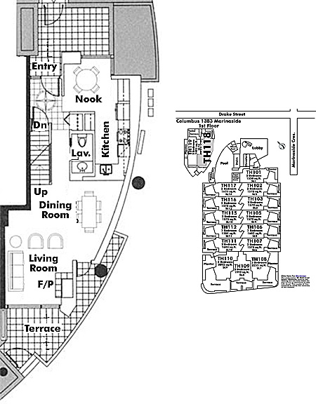 Floor plan TH118