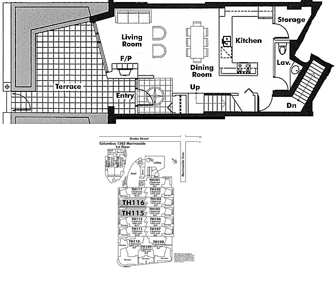 Floor plan TH115