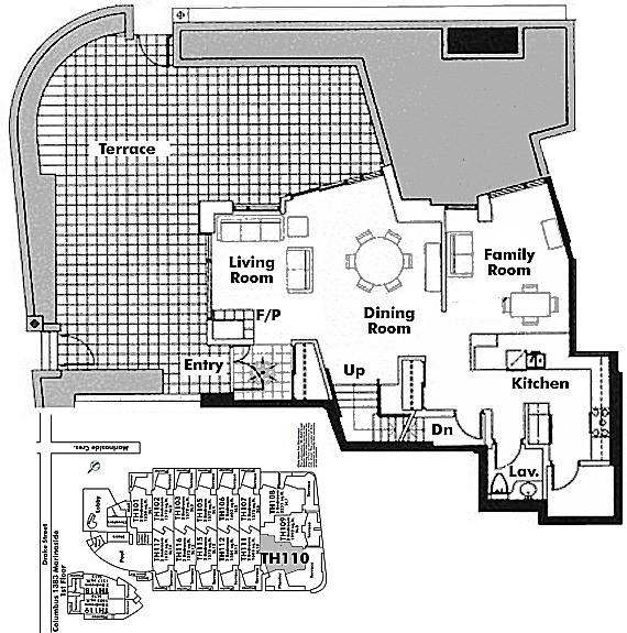 Floor plan TH110