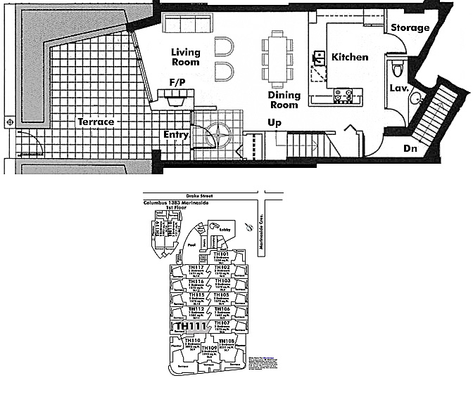 Floor plan TH111
