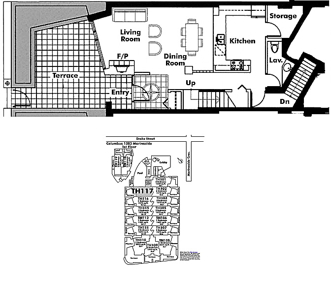 Floor plan TH117