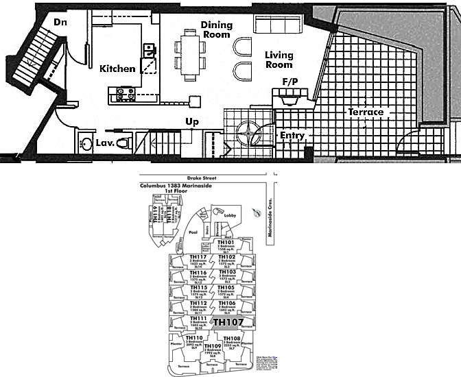 Floor plan TH107