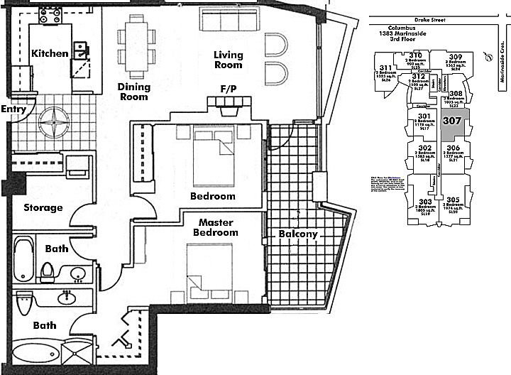 Floor plan 307