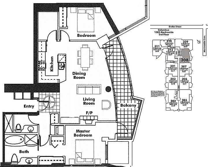 Floor plan 308