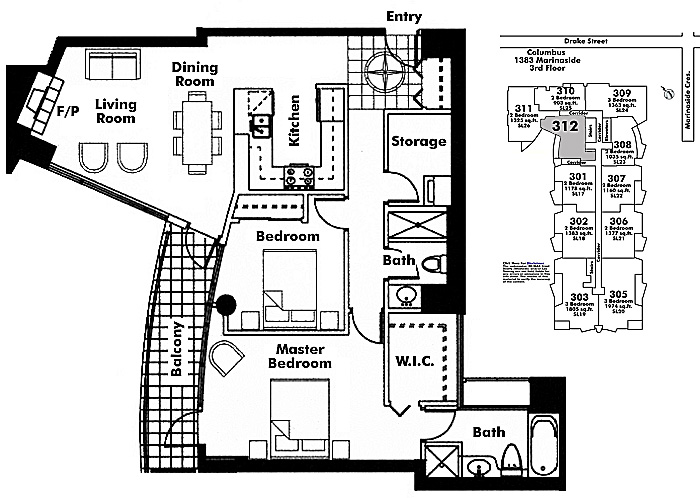 Floor plan 312