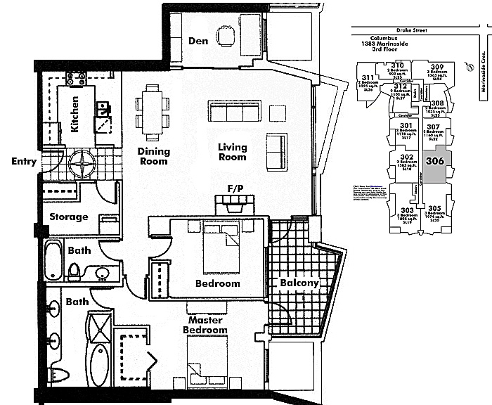 Floor plan 306