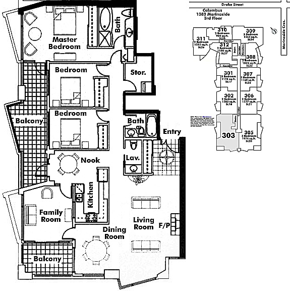 Floor plan 303