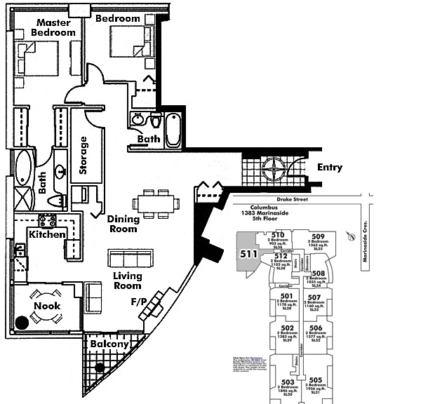 Floor plan 611