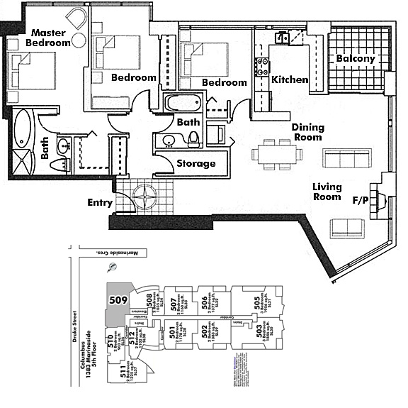 Floor plan 709