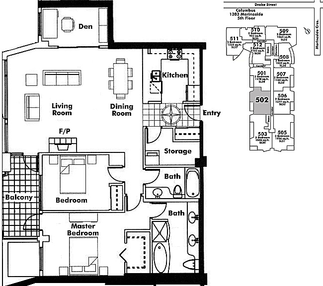 Floor plan 502