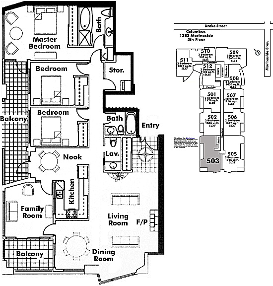 Floor plan 503
