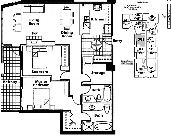 Floor plan 701