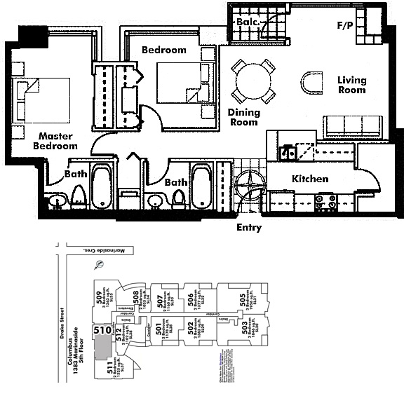 Floor plan 510