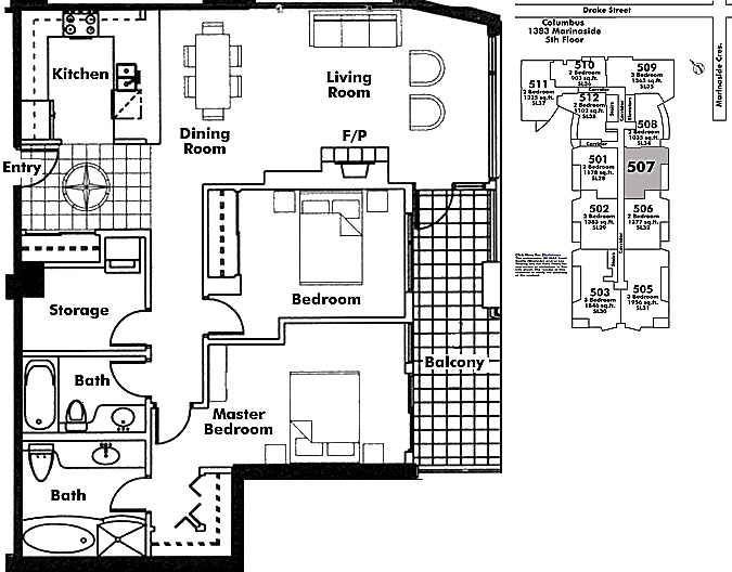Floor plan 507