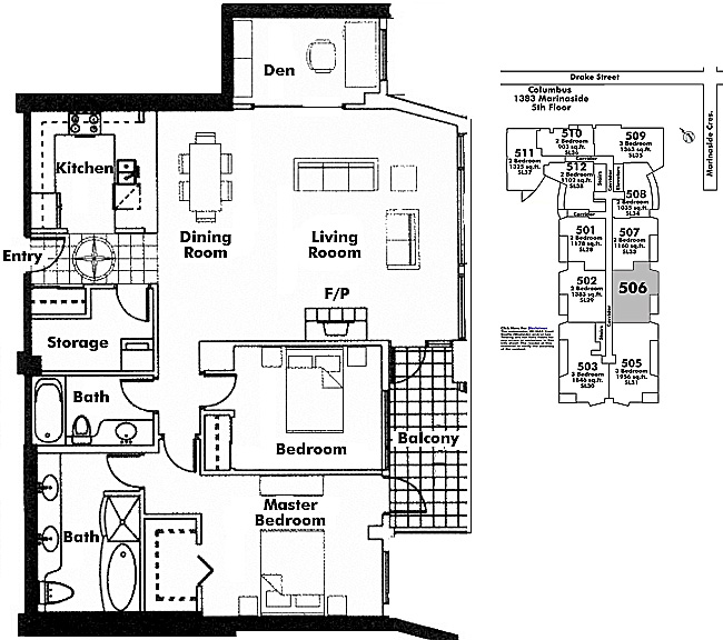 Floor plan 506