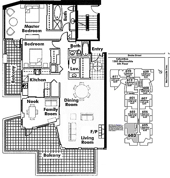 Floor plan 603