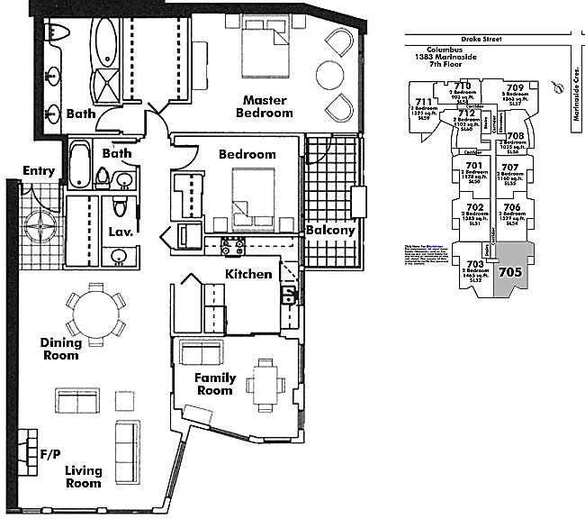 Floor plan 705