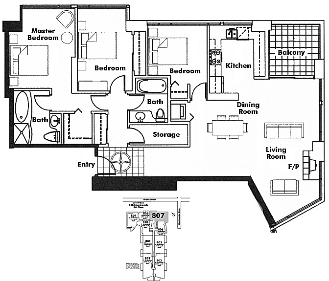Floor plan 807