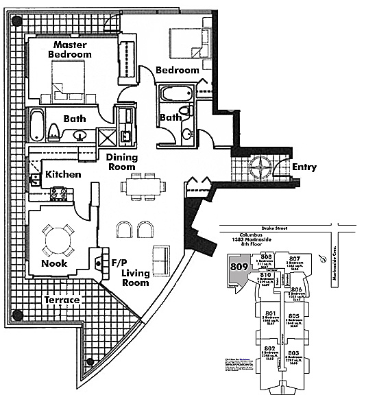 Floor plan 809