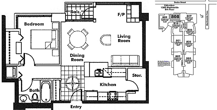 Floor plan 808