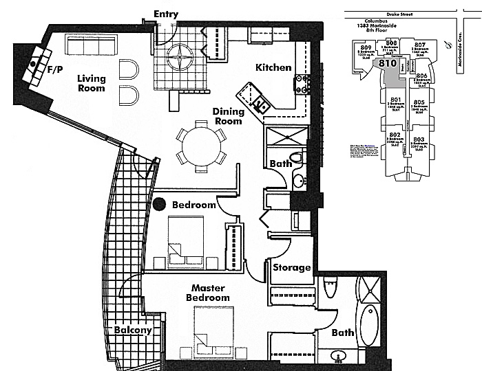 Floor plan 810