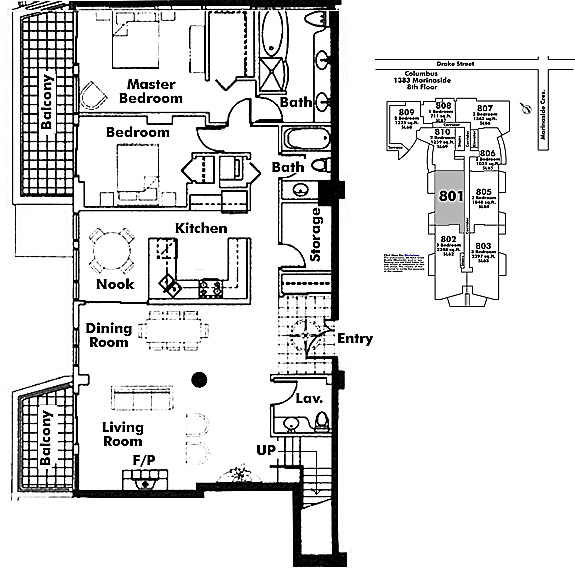 Floor plan 801