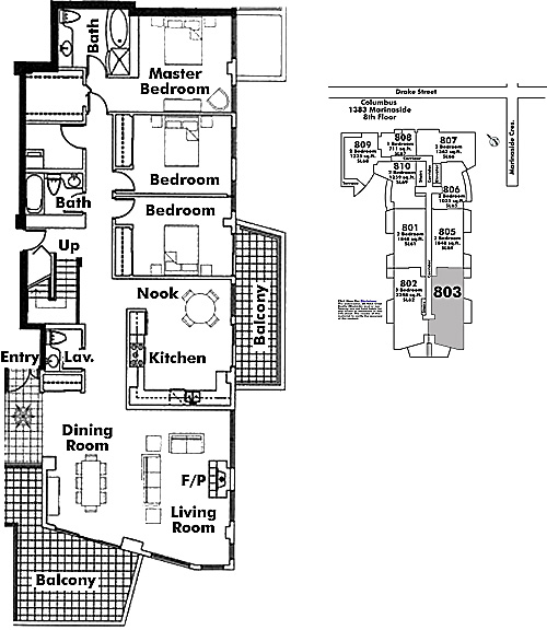 Floor plan 803