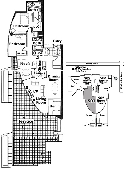 Floor plan 901