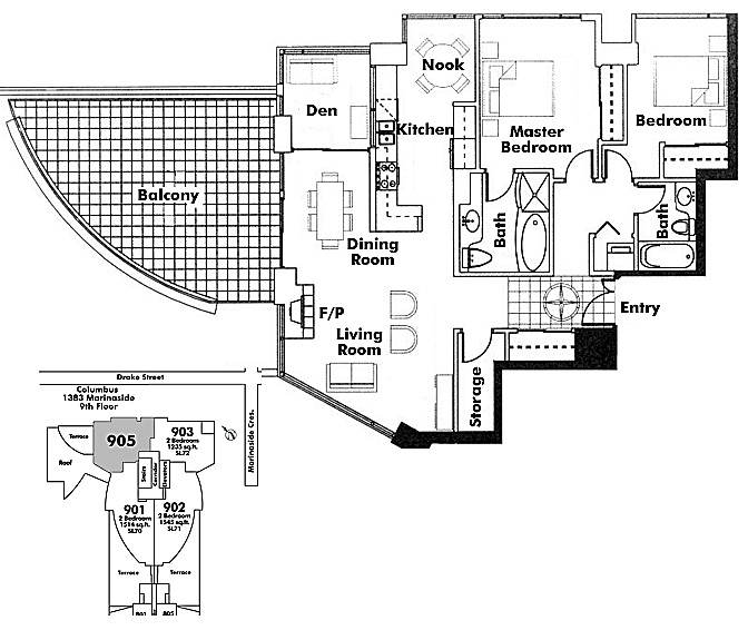 Floor plan 905