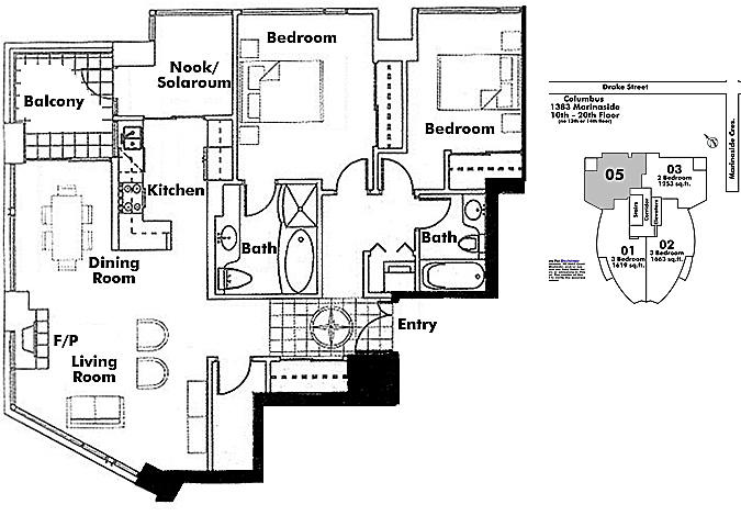 Floor plan 1105