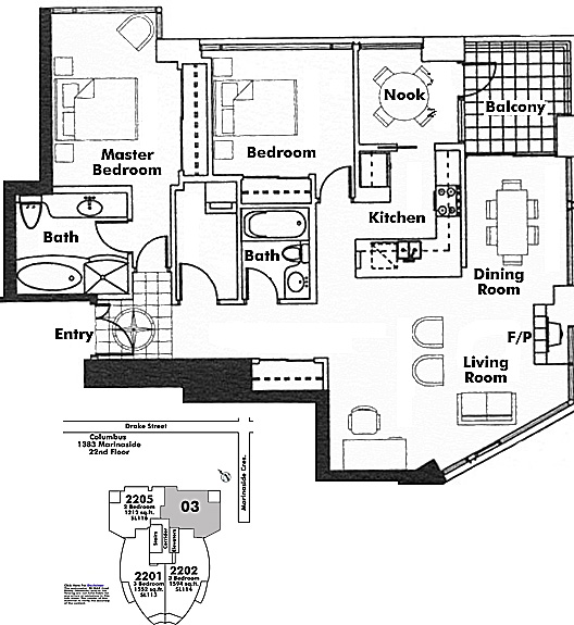 Floor plan 2203