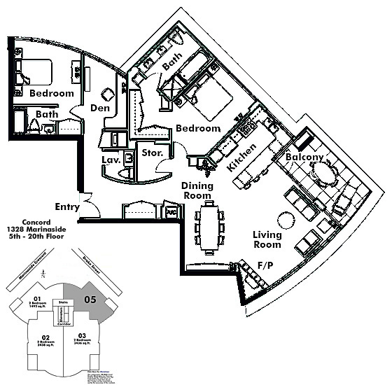Floor plan 205
