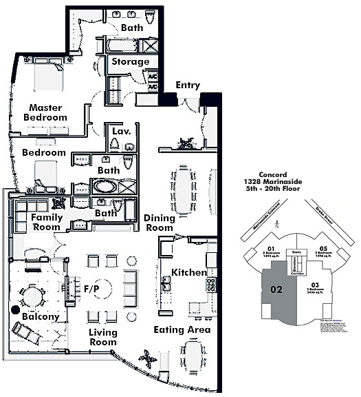 Floor plan 602