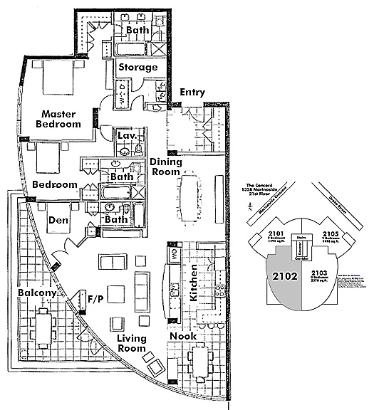 Floor plan 2102