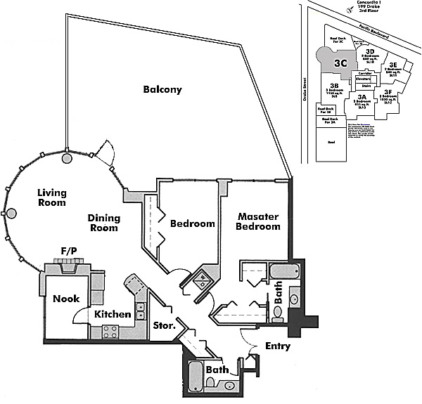 Floor plan 3C