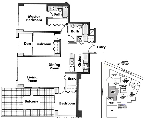 Floor plan 3B