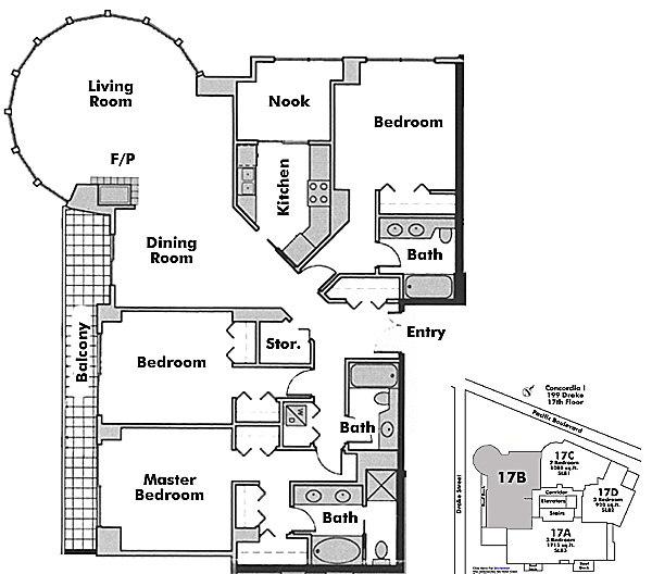Floor plan 17B