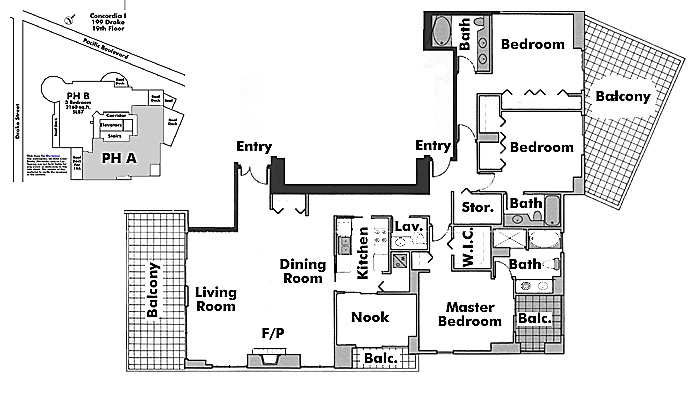 Floor plan PH B