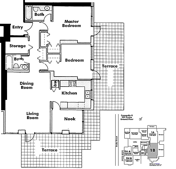 Floor plan 1B