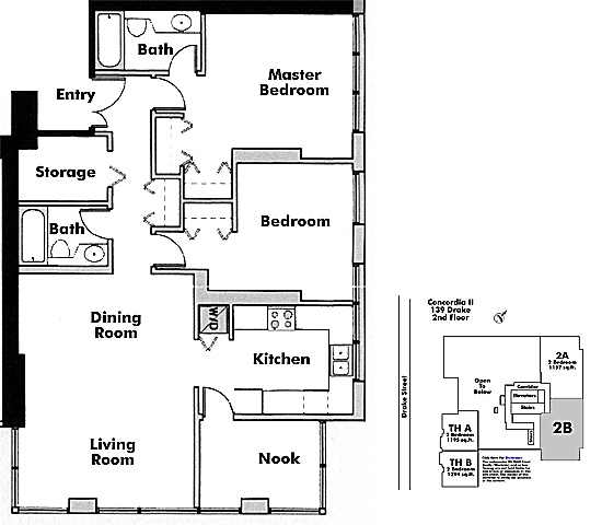 Floor plan 2B