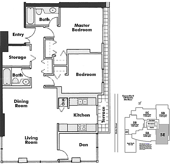 Floor plan 5E