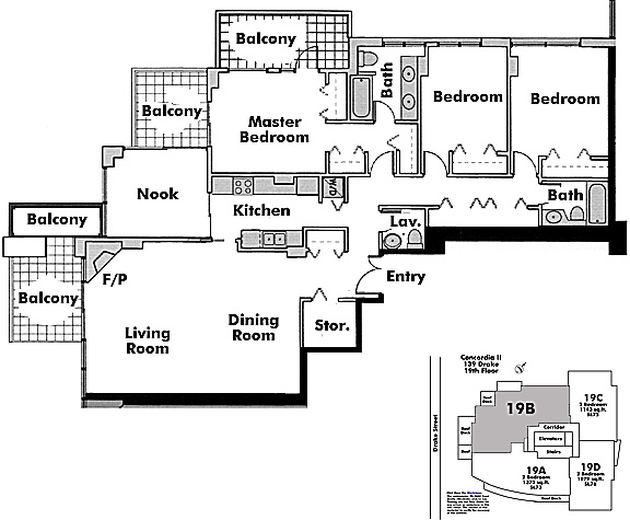 Floor plan 19B