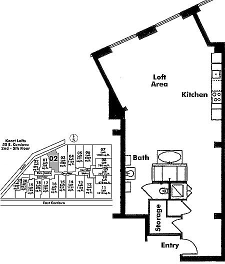 Floor plan 402