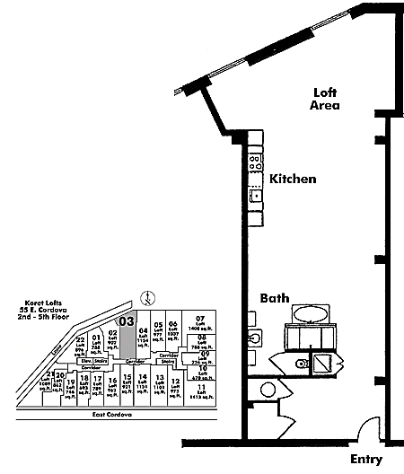 Floor plan 203