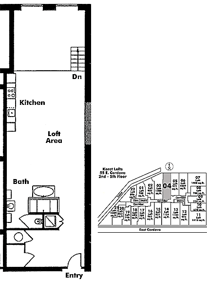 Floor plan 404